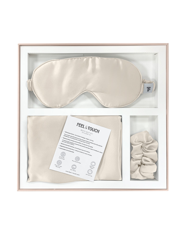Σετ Ύπνου Feel and Touch Beauty Sleep Champagne (3ΤΧΜ)