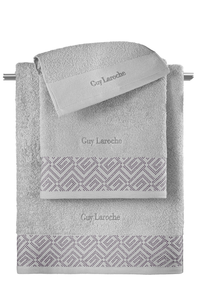 Σετ Πετσέτες Guy Laroche Emblem 3τμχ Silver