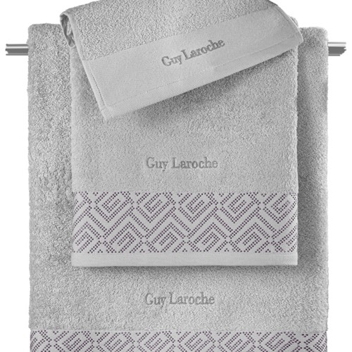 Σετ Πετσέτες Guy Laroche Emblem 3τμχ Silver