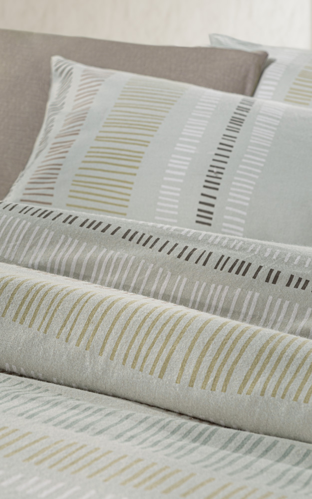 Παπλωματοθήκη Υπέρδιπλη Φανέλα Guy Laroche Nuvola Mint  225X245