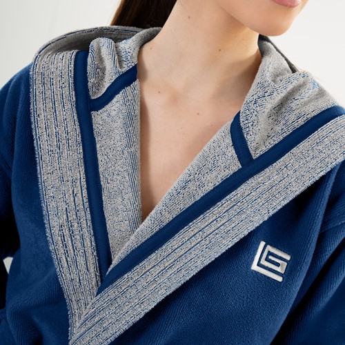 Μπουρνούζι Guy Laroche Monogram Marine Small