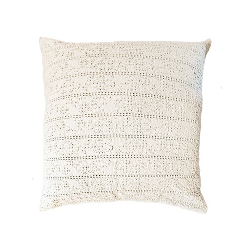 Διακοσμητική Μαξιλαροθήκη Nef-Nef Homeware Starige 50x50 White