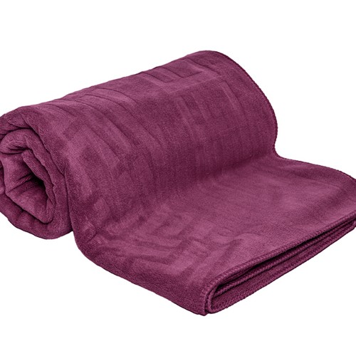 Πετσέτα Θαλάσσης Feel&Touch Icon Aubergine 90X170
