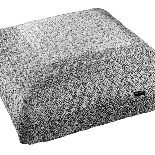 Πούφ Guy Laroche Shades Grey Large Boho 65X65X30