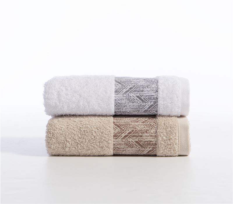 Πετσέτα Χεριών Nef-Nef Homeware Depreo 30x50 Ecru