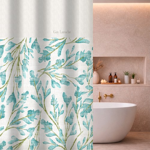Κουρτίνα Μπάνιου Guy Laroche Ortega Ocean 180X185