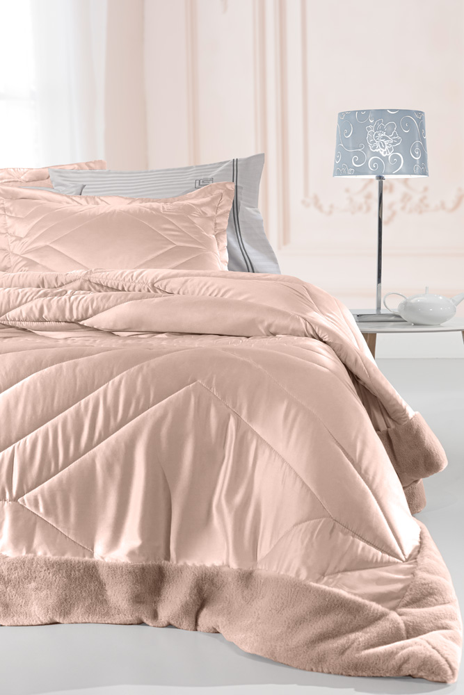 Πάπλωμα Yπέρδιπλο Guy Laroche Columbia Old Pinky 250x240