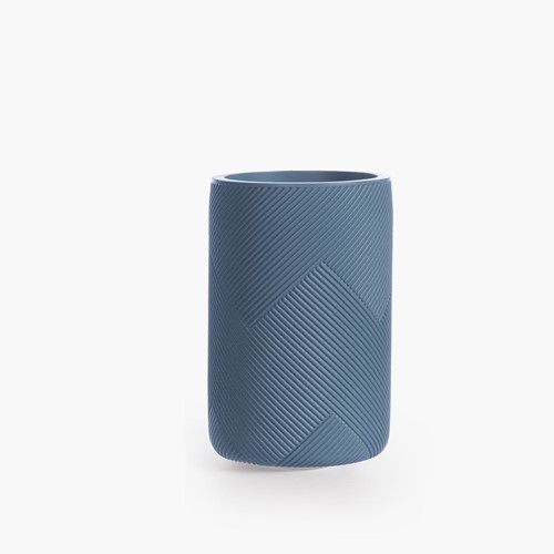 Ποτήρι Μπάνιου Nef-Nef Homeware Polyresin Jenta 7X11 Denim