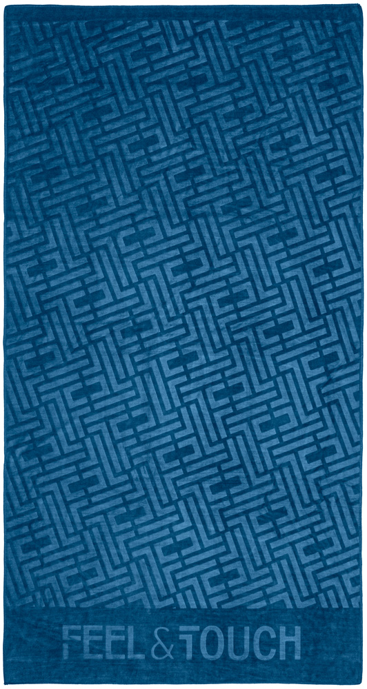 Πετσέτα Θαλάσσης Feel&Touch Icon Blue 90X170 