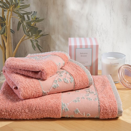 Σετ Πετσέτες Nef-Nef Homeware (3ΤΜΧ) Floriva Coral