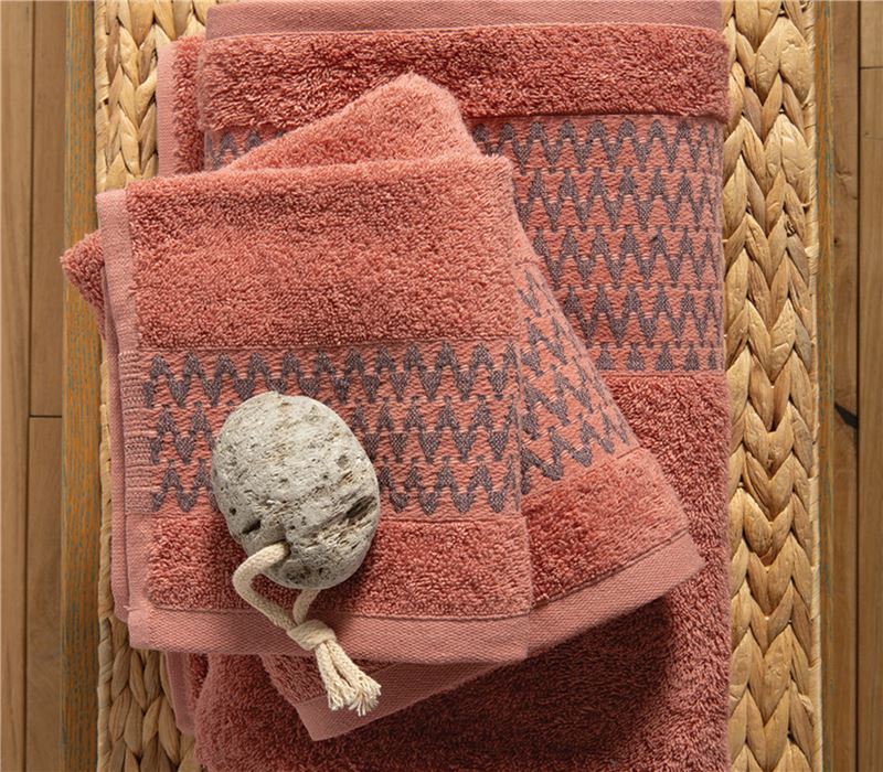 Πετσέτα Σώματος Nef-Nef Homeware Fonteste 70x140 Peach