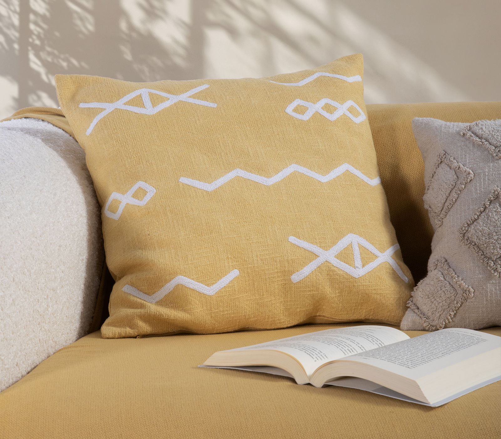 Διακοσμητικό Μαξιλάρι Nef-Nef Homeware Create 45x45 Yellow