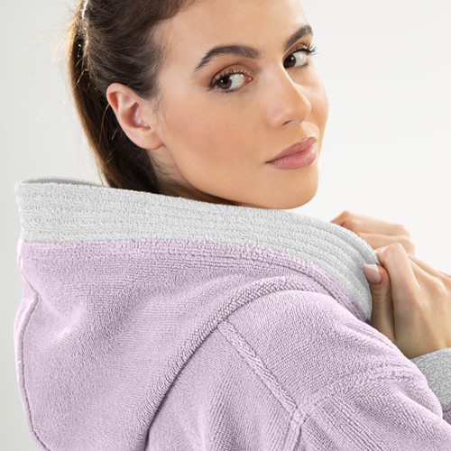 Μπουρνούζι Guy Laroche Monogram Lilac Medium