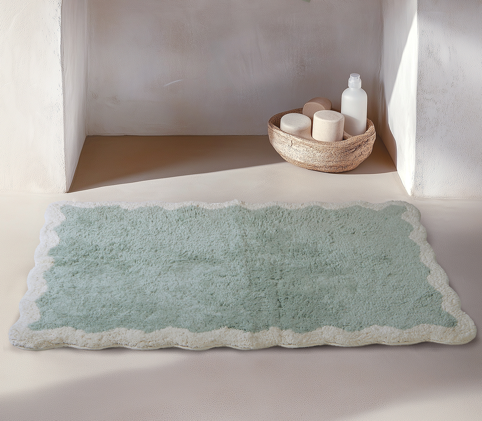 Χαλάκι Μπάνιου Nef-Nef Homeware Claris 60X90 Green