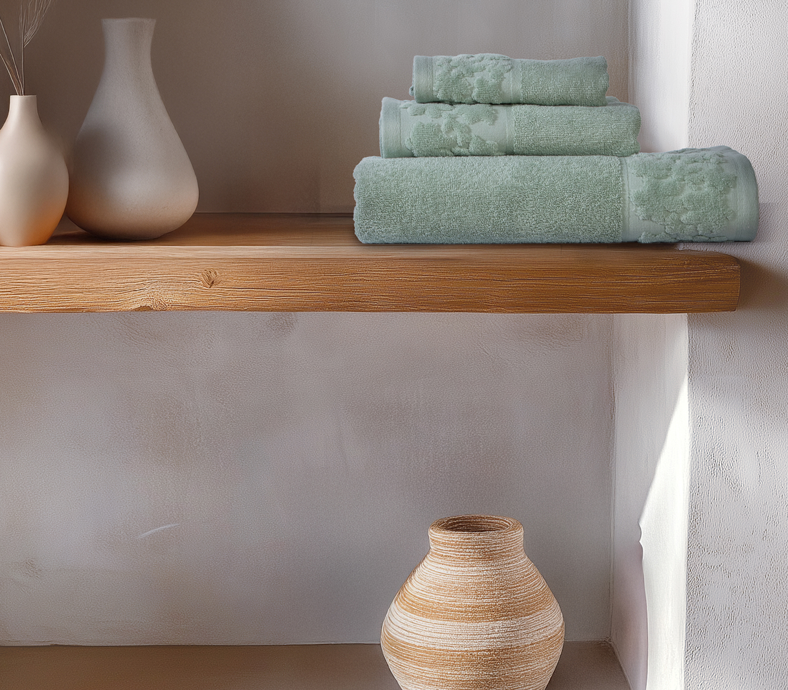 Σετ Πετσέτες Nef-Nef Homeware (3ΤΜΧ) Irida Mint 