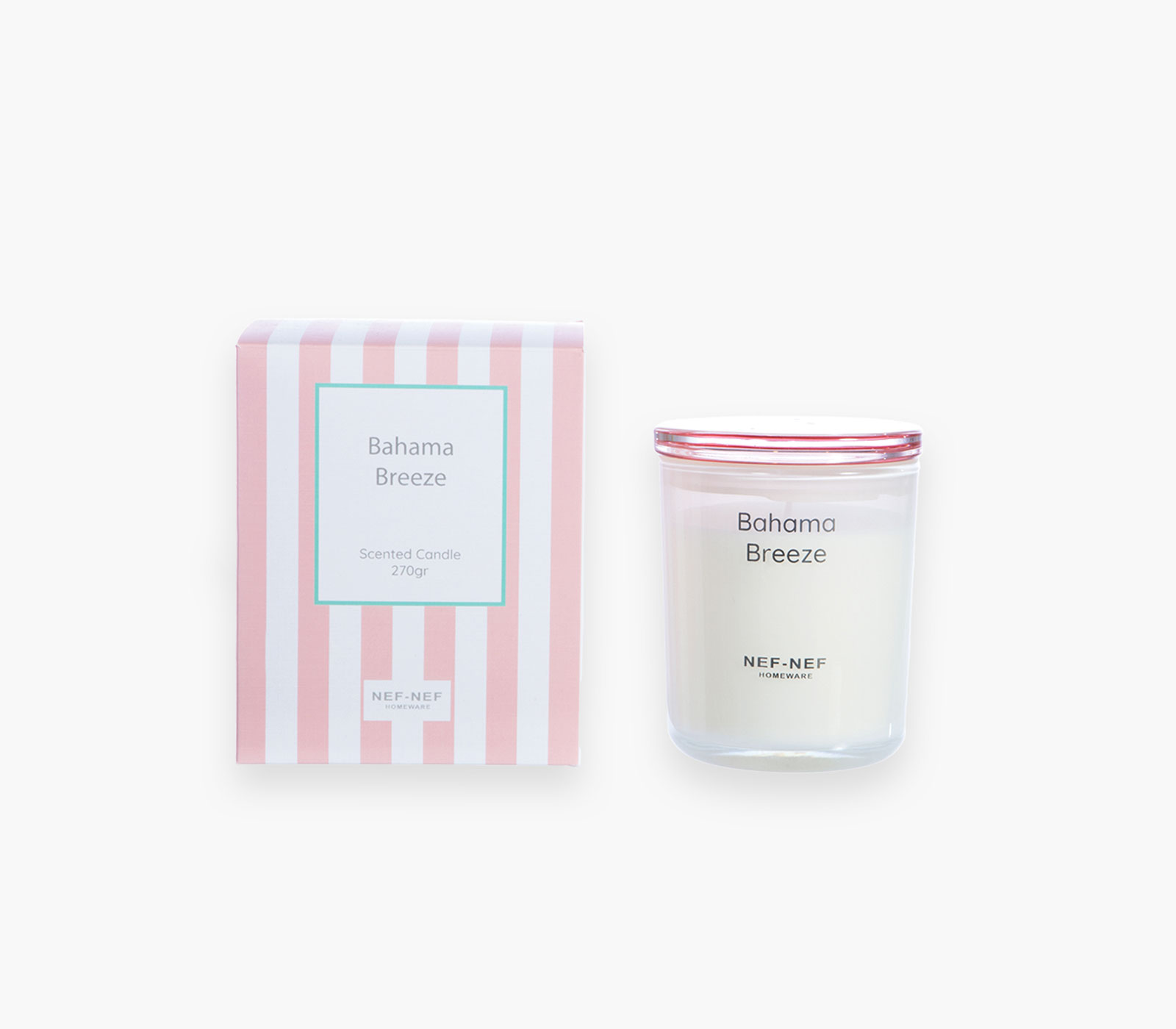 Αρωματικό Κερί Nef-Nef Homeware Bahama Breeze 270gr Pink