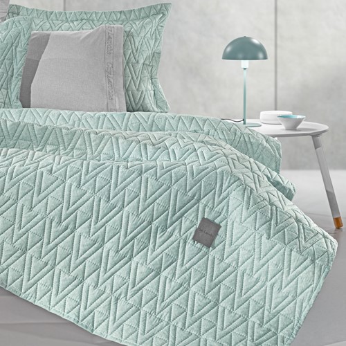 Κουβερλί King Size Guy Laroche (Σετ) Kylian Mint 250X240