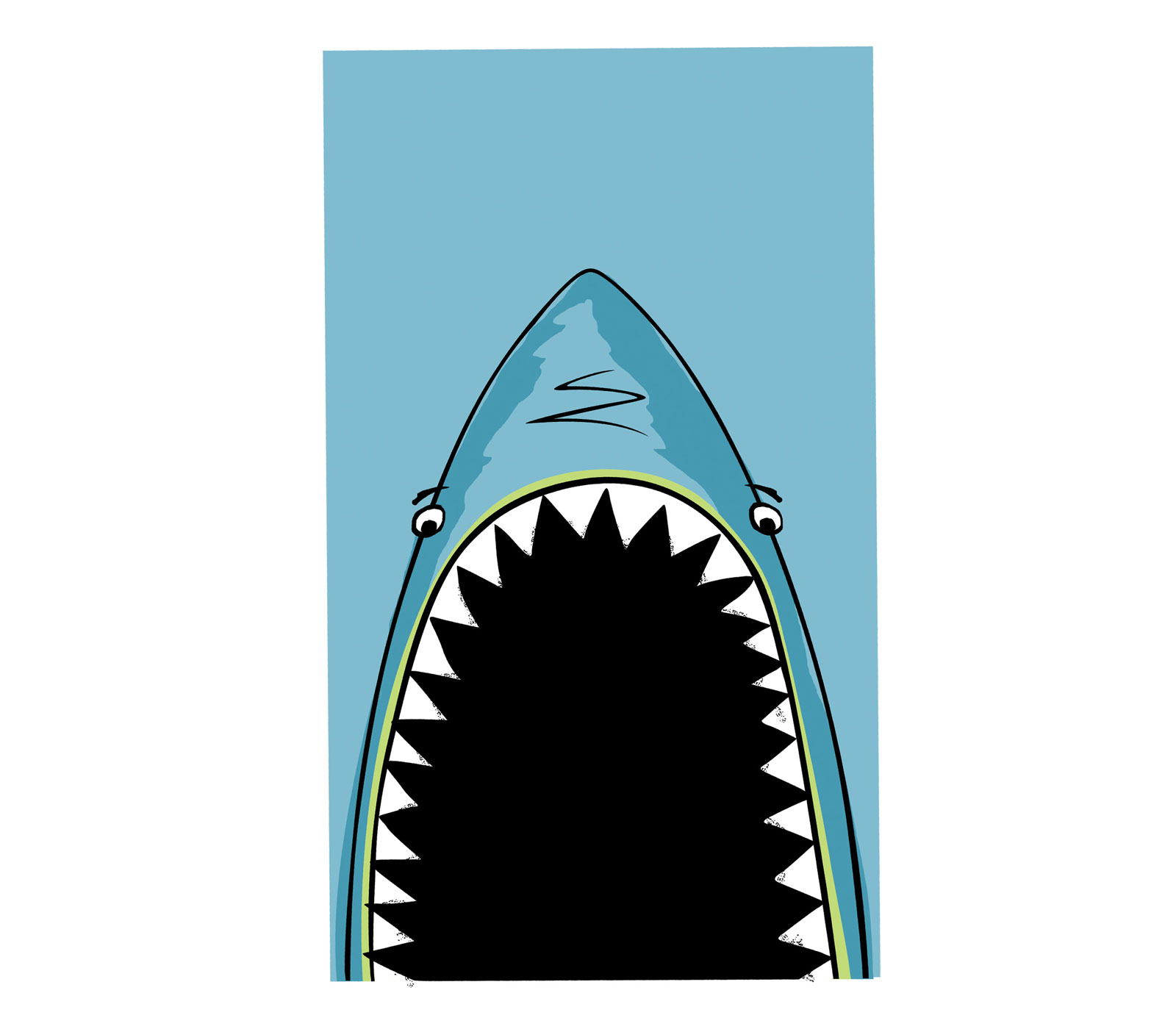 Πετσέτα Θαλάσσης Nef-Nef Shark Jaws 