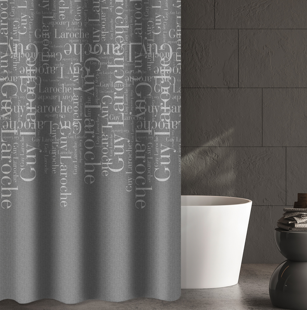 Κουρτίνα Μπάνιου Guy Laroche 240×185 Paris Anthracite