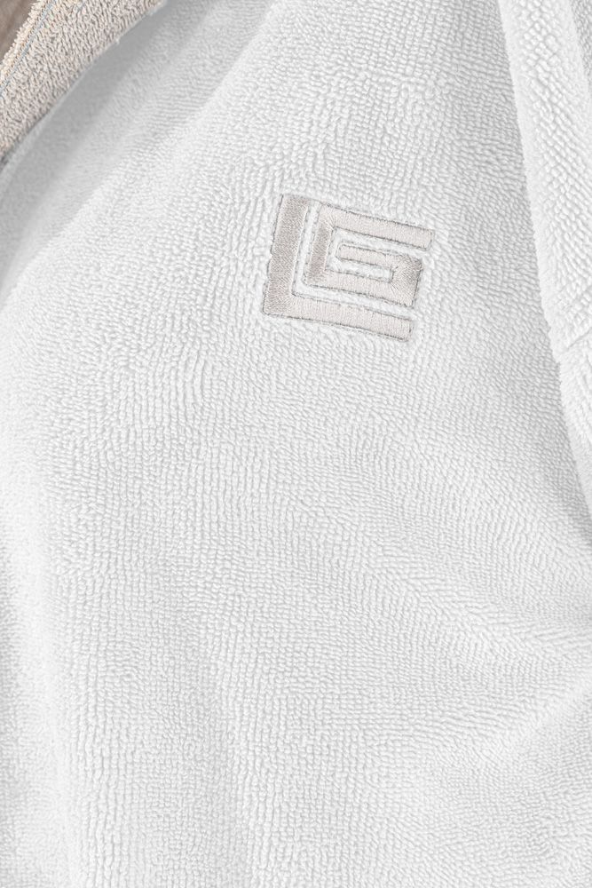  Μπουρνούζι Guy Laroche Monogram White Large