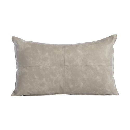 Διακοσμητικό Μαξιλάρι Nef-Nef Homeware με υφη δέρματος Lethal 30x50 Grey
