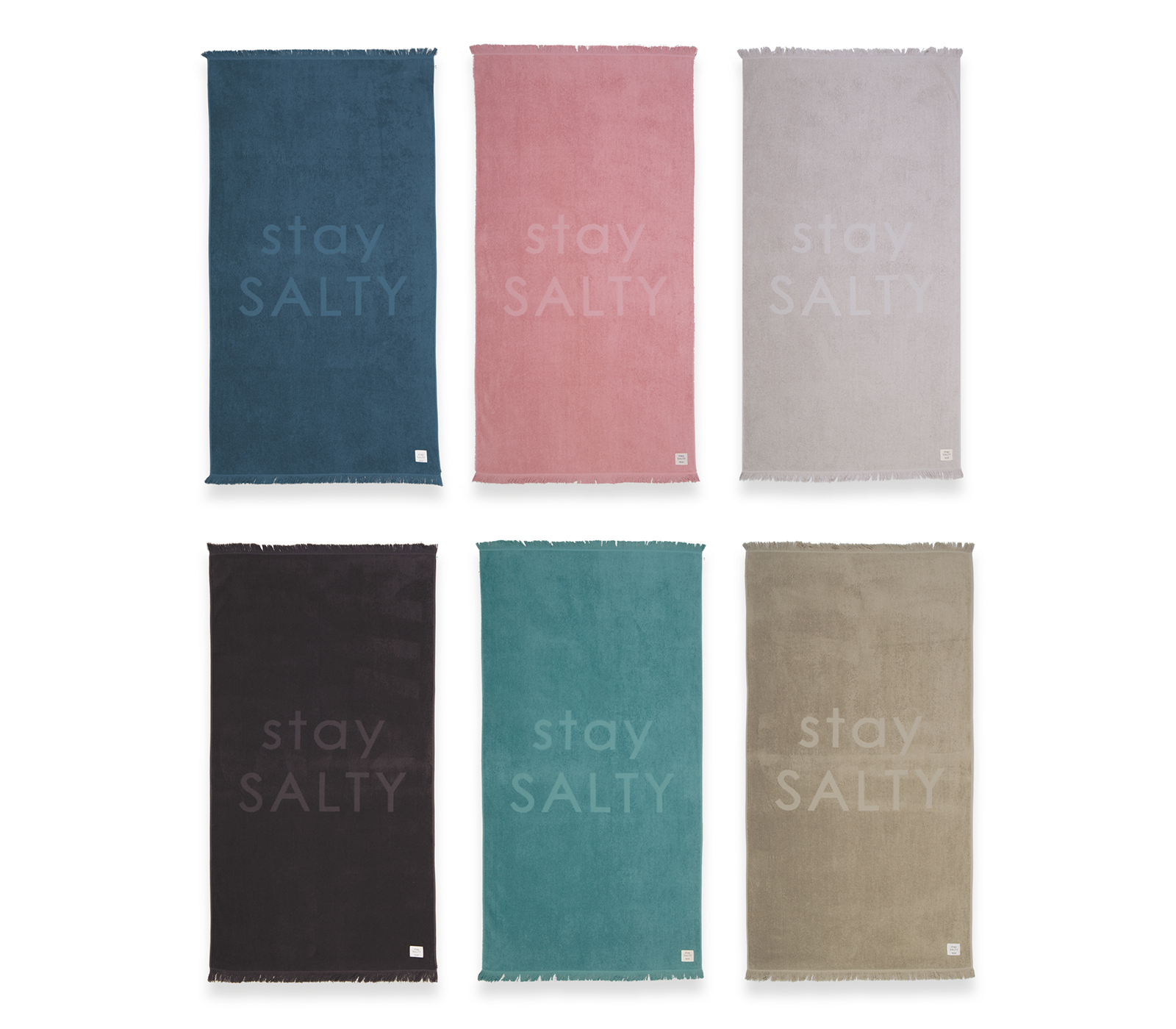 Πετσέτα Θαλάσσης Nef-Nef Homeware Stay Salty 90x170 Black
