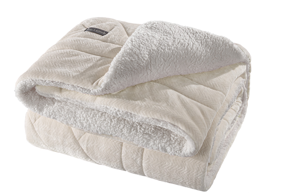 Κουβερτοπάπλωμα Υπε΄ρδιπλο Guy Laroche (σετ) Subline Ivory 220X240