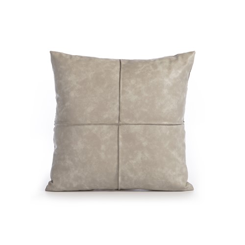 Διακοσμητικό Μαξιλάρι Nef-Nef Homeware με υφη δέρματος Lethal 45x45 Grey