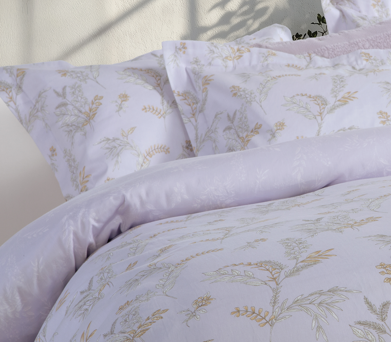 Σεντόνια King Size Βαμβακοσατέν Nef-Nef Homeware (Σετ) Vendora 270X280 Lilac