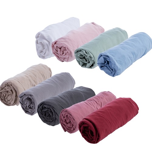 Σεντόνι Υπέρδιπλο Nef-Nef Homeware Με λάστιχο 160Χ200+30 Amethyst