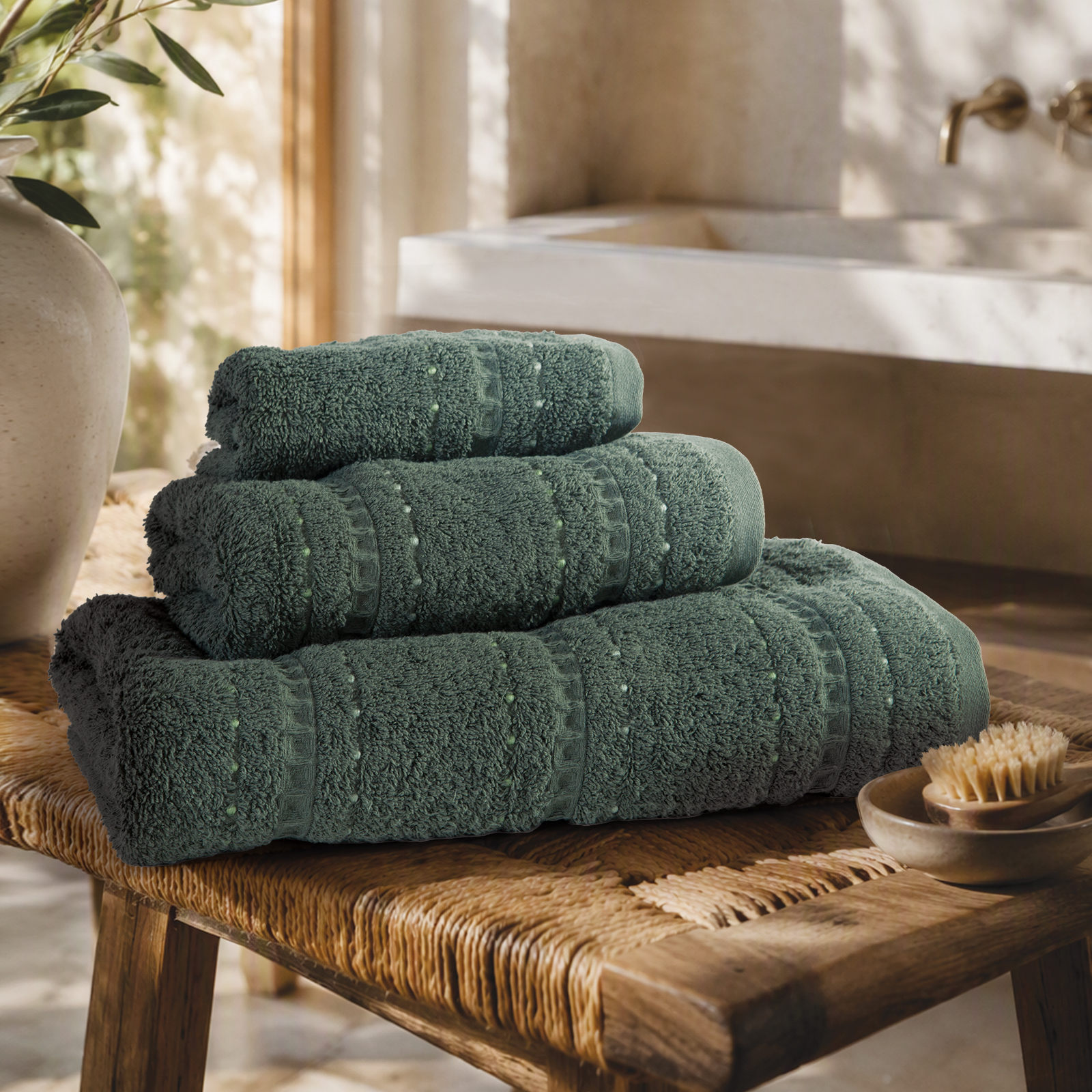 Πετσέτα Χεριών Nef-Nef Homeware Harmony 30x50 Green