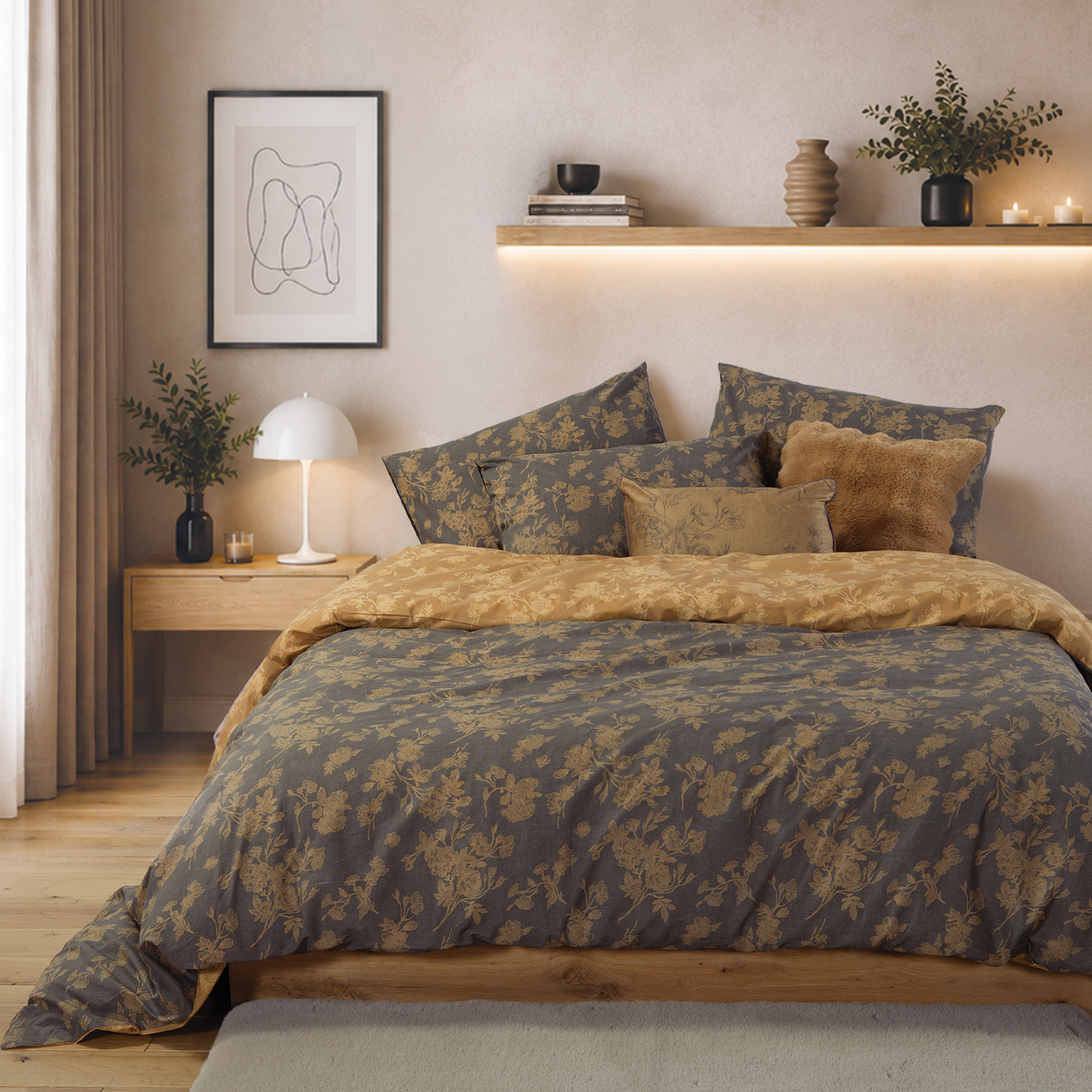 Μονά Σεντόνια Nef-Nef Homeware (Σετ) Βαμβακερά με Λάστιχο Dream 170Χ270 Brown