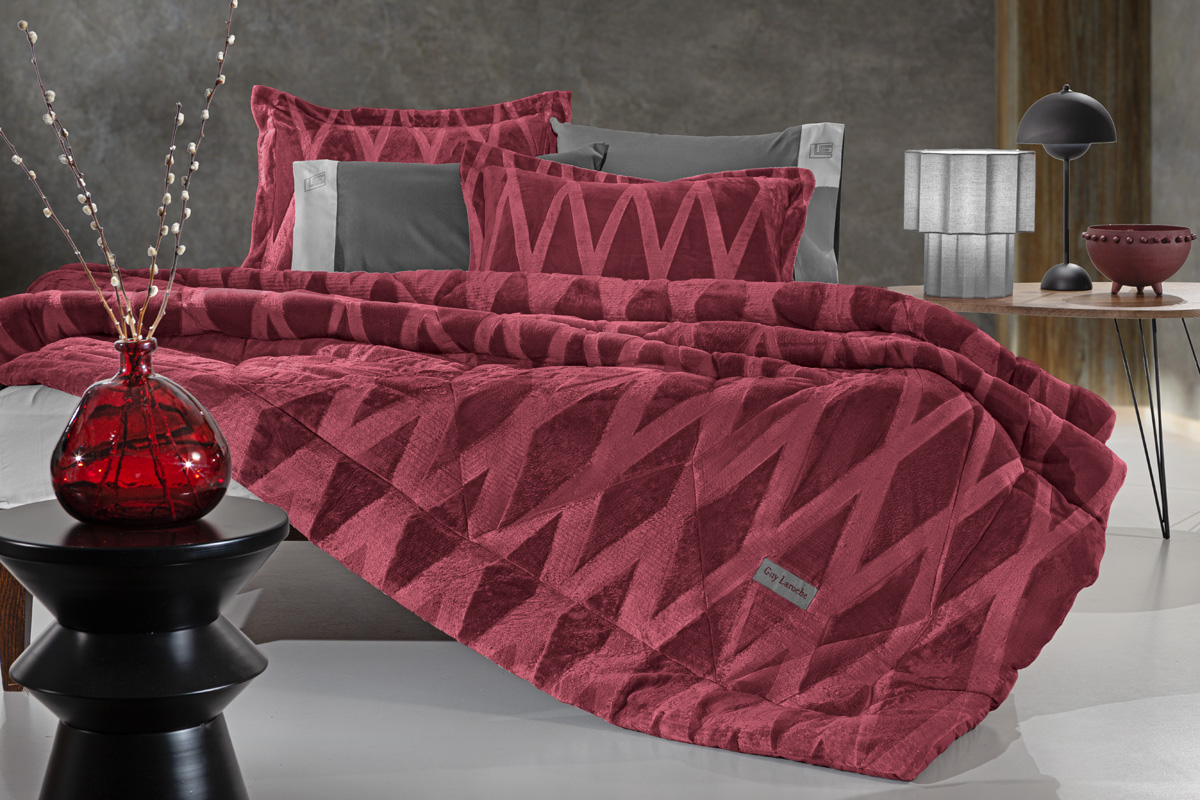 Υπέρδιπλο Πάπλωμα Guy Laroche Zadic 220X240 Bordeaux