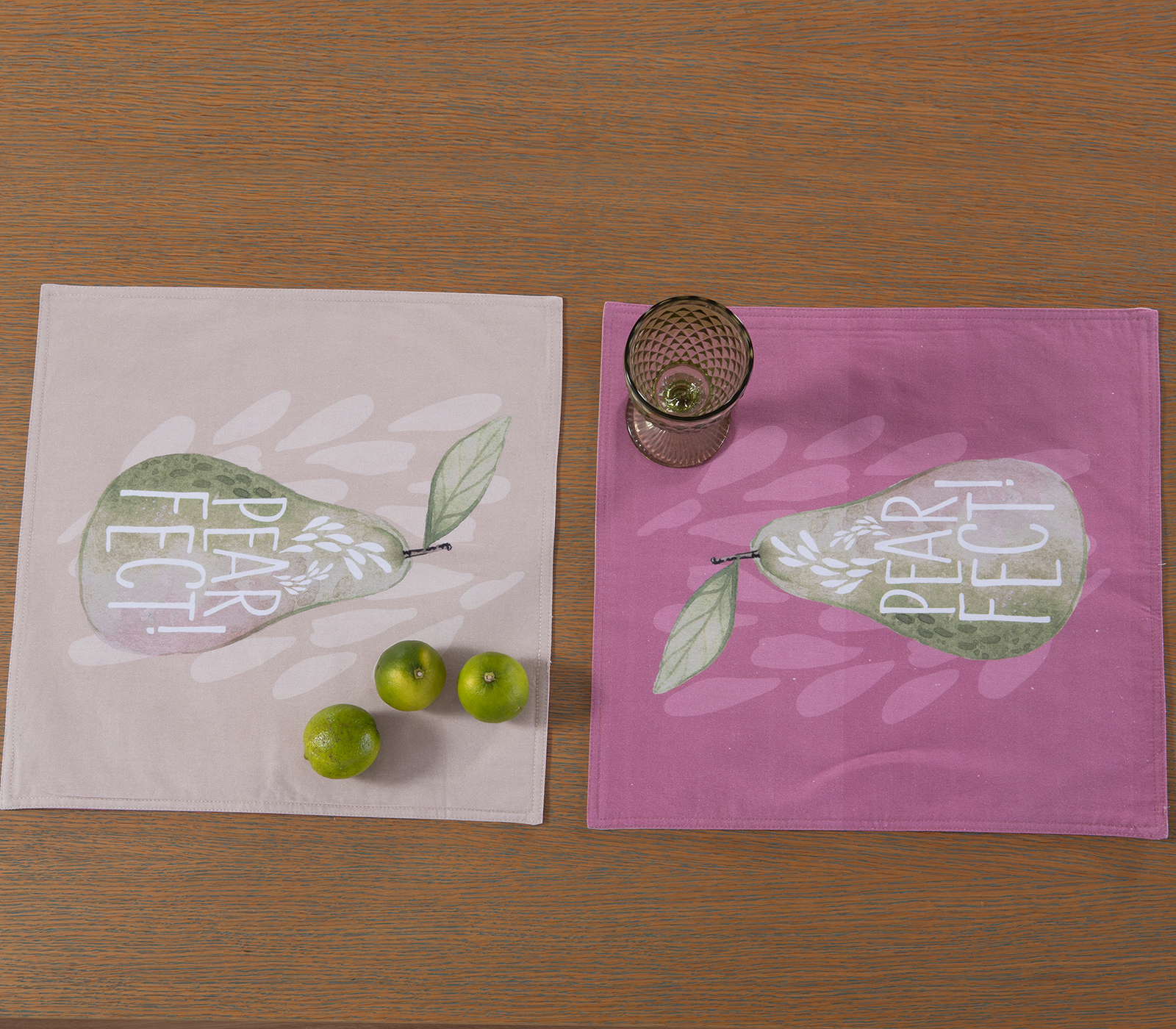 Σουπλά Nef-Nef Homeware Pearfect 40X40 Beige/Mauve