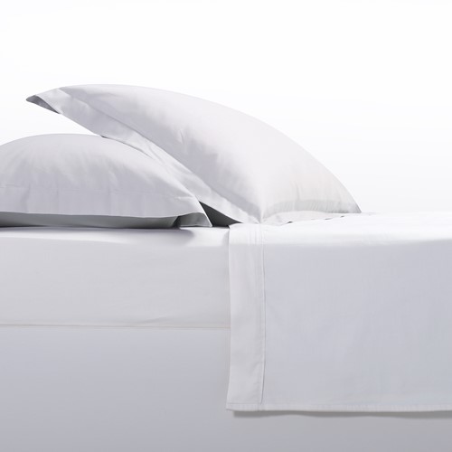 Σεντόνι Μεμονωμένο Υπέρδιπλο Nef-Nef Homeware Με Λάστιχο Βαμβακοσατέν Elements 24 160Χ200+35 White