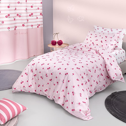 Παιδικά Σεντόνια Guy Laroche (Σετ) Cherries 165X250