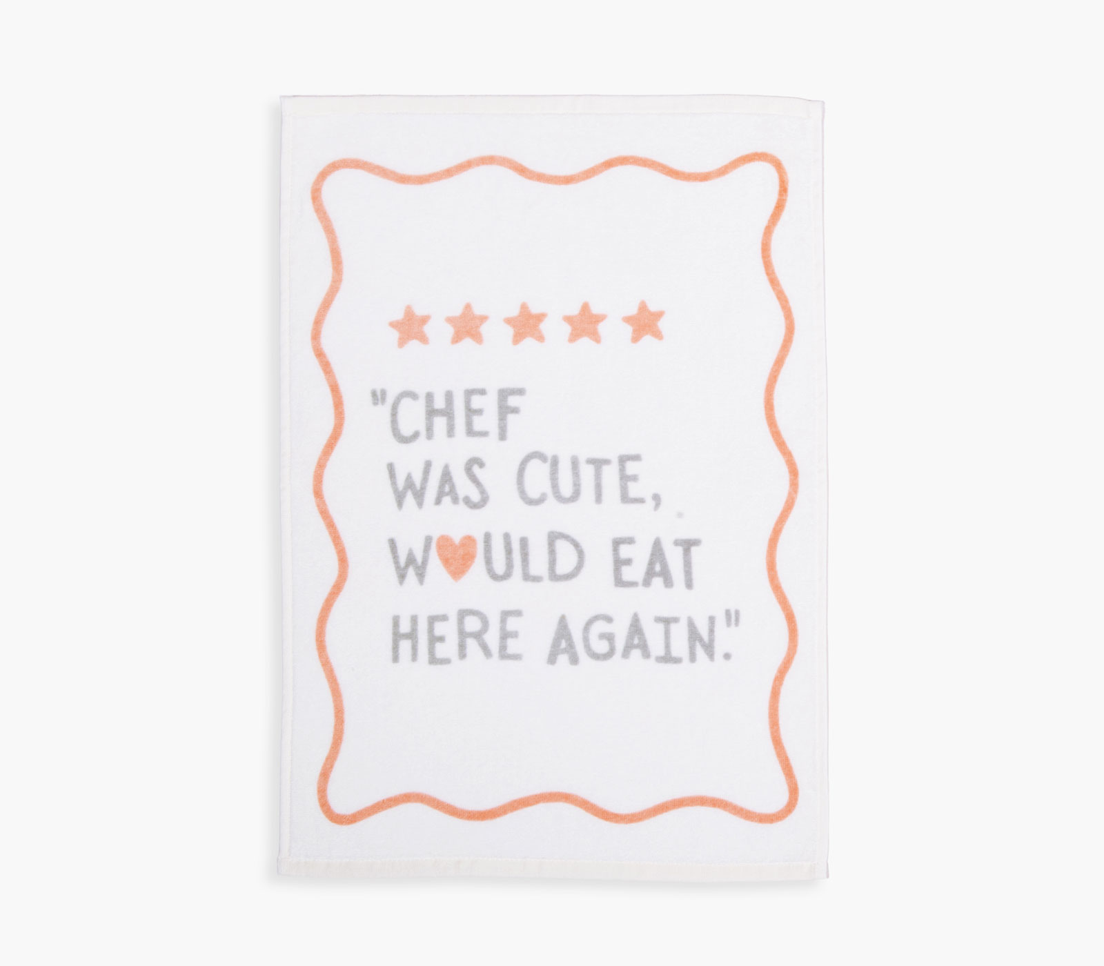 Ποτηρόπανο Nef-Nef Homeware Chef Was Cute 40Χ60 Ecru