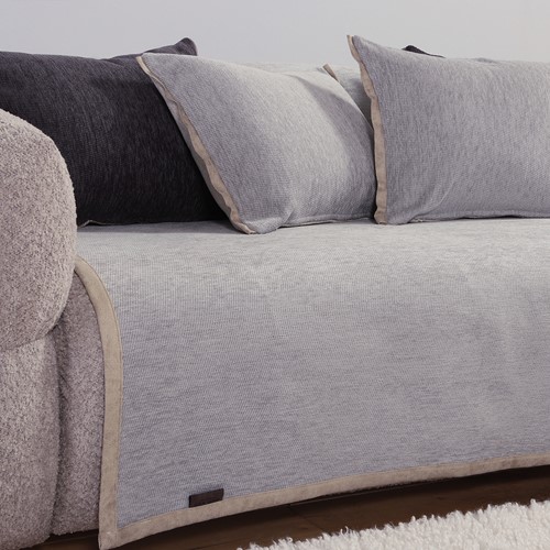 Ριχτάρι Τετραθεσίου Nef-Nef Homeware New Tanger 180x350 L.Grey/Ecru