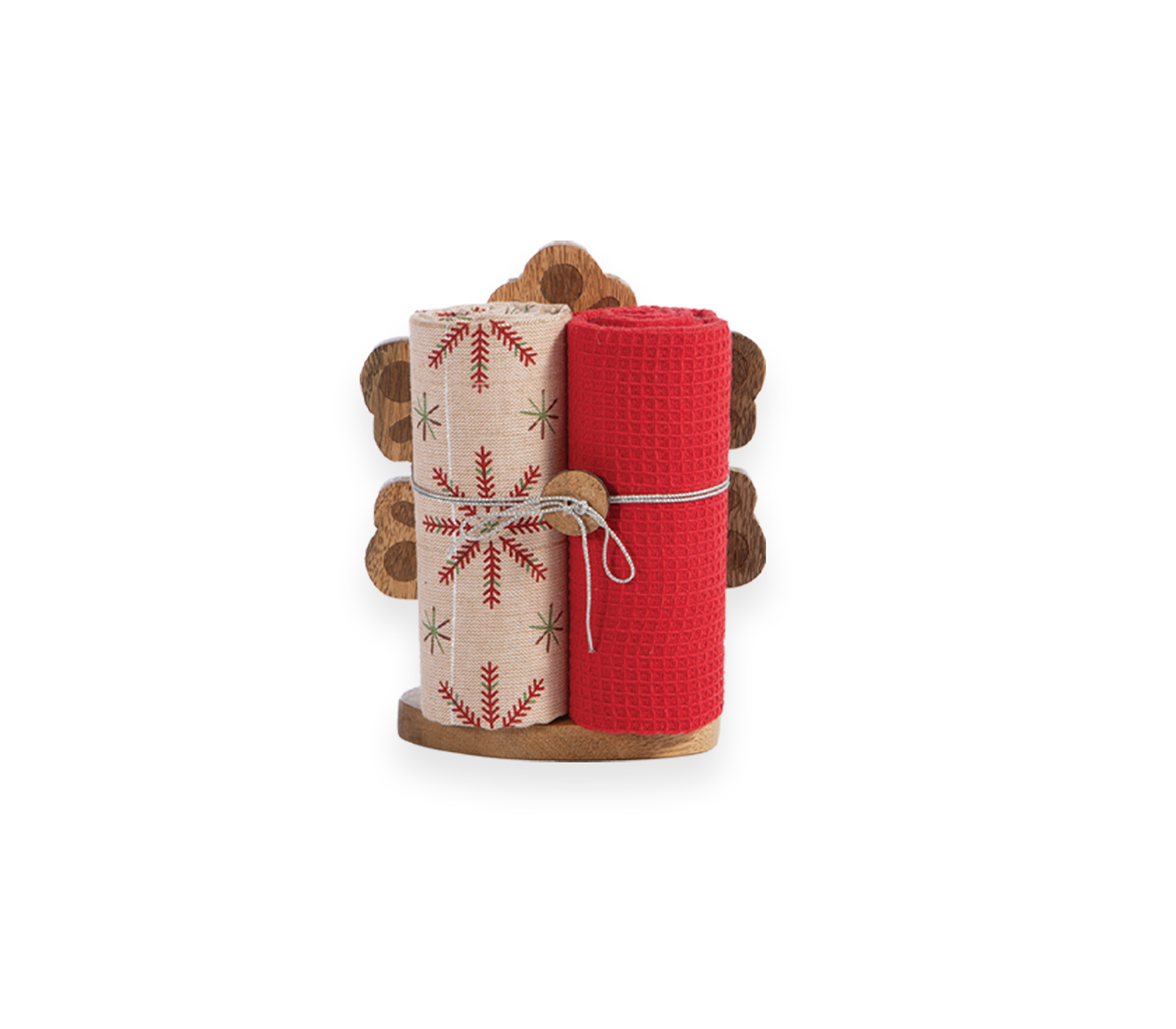 ΧΡΙΣΤΟΥΓΕΝΝΙΑΤΙΚH ΒΑΣΗ SNOWFLAKE ΜΕ ΠΟΤΗΡΟΠΑΝΑ 2ΤΜΧ 40Χ70 NEF-NEF HOMEWARE