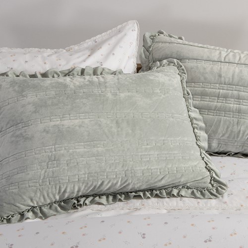 Μαξιλαροθήκη Nef-Nef Homeware (Σετ) Sirion 52x72 Mint/Grey