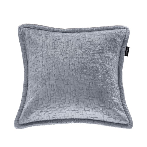 Ριχτάρι Πολυθρόνας Guy Laroche Bolzano Silver 130X170 + Mαξιλάρι 40X40+2.5 χωρίς γέμιση