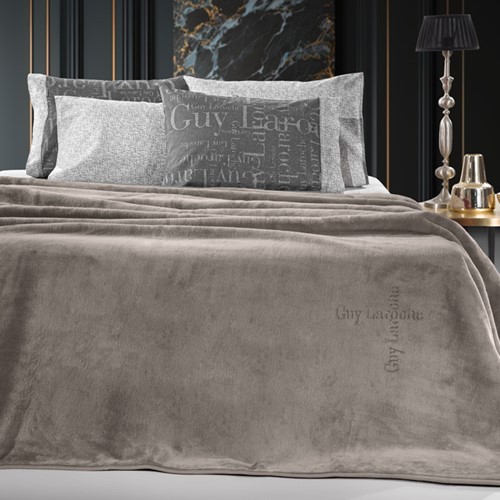 Κουβέρτα Υπέρδιπλη Guy Laroche Logo Vison 220x240