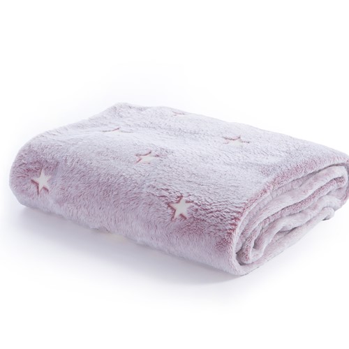 Βρεφική Κουβέρτα Κούνιας Nef-Nef Homeware Interstellar 110X150 Rose