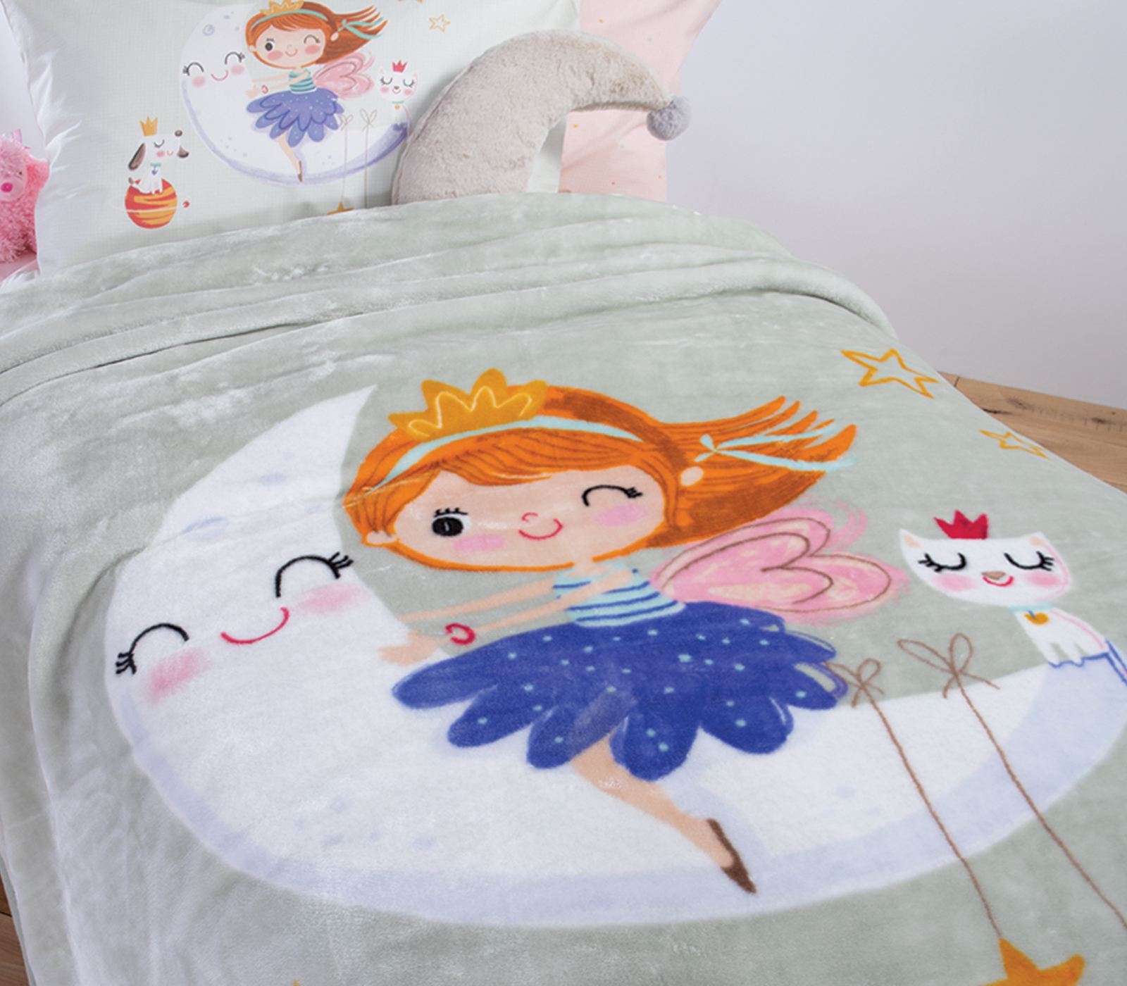  Παιδική Κουβέρτα Nef-Nef Homeware Sweet Dreams 160X220 Pistachio