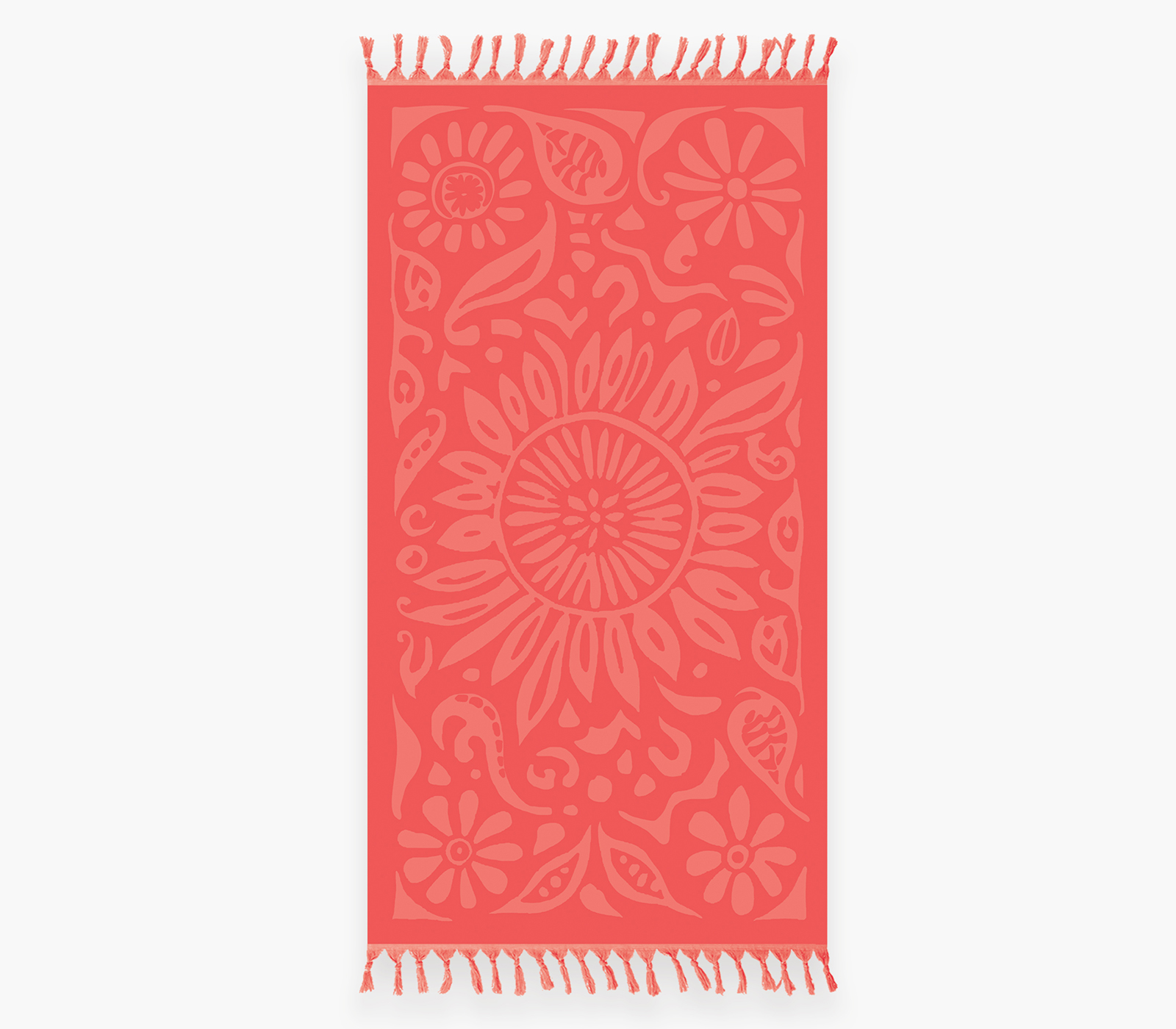Πετσέτα Θαλάσσης Nef-Nef Homeware Hazard 80Χ160 Coral