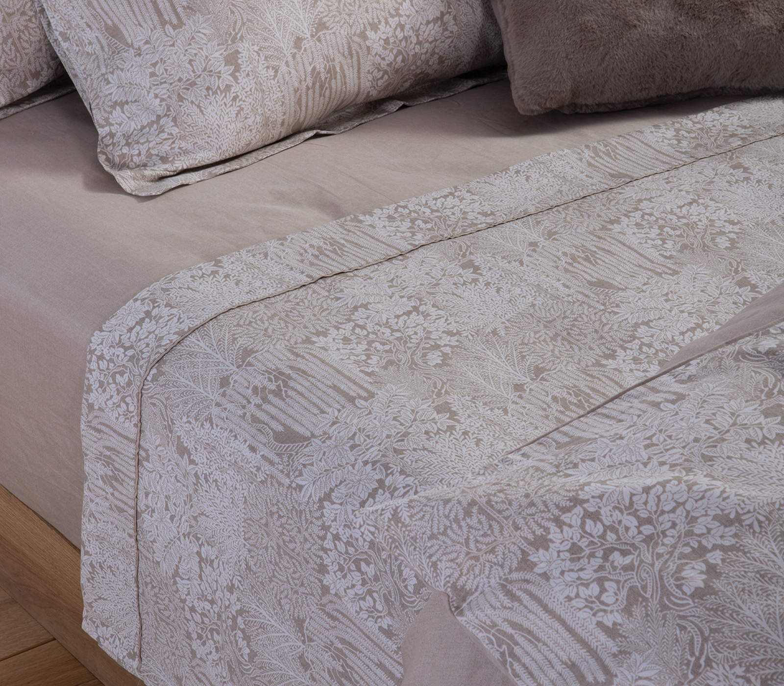Σεντόνια Υπερδιπλα Nef-Nef Homeware (Σετ) Thron 240X270 Beige