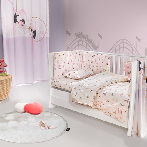 Βρεφικό Σετ Saint Clair Enjou Pinky (Παπλωματοθήκη-Μαξιλαροθήκη-Πάντα)