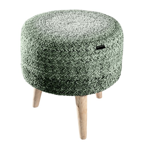 Πουφ Guy Laroche Stool Shades Olive 40X40X40
