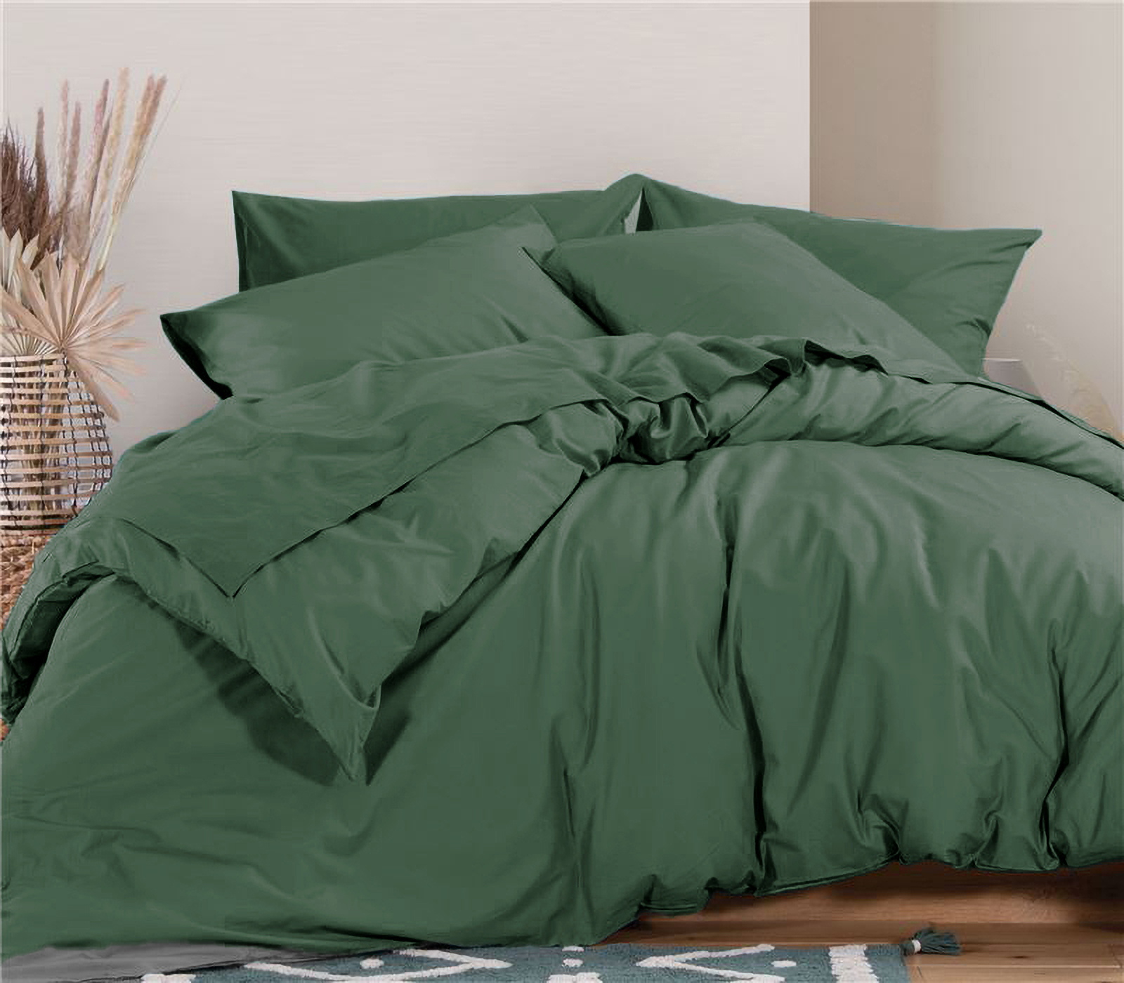 Παπλωματοθήκη Μονή Nef-Nef Homeware (Σετ) Basic-22 160x240 Green