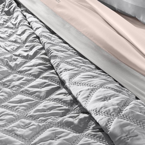 Κουβερλί Yπέρδιπλο Guy Laroche (Σετ) Fiera Silver 240X250